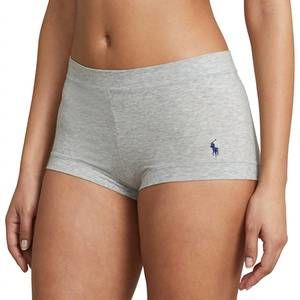 NEW POLO RALPH LAUREN mid rise girl shorts in heather grey